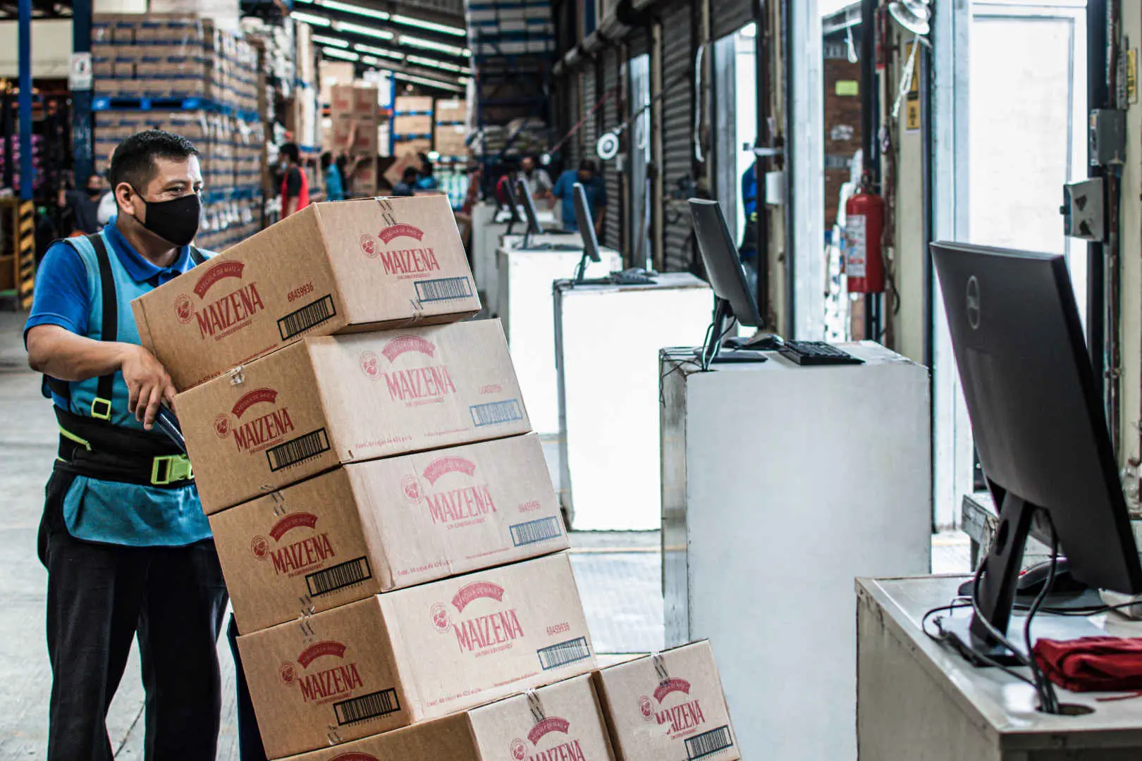 Preparación de pedido de mercancía en el punto de venta de mayoreo