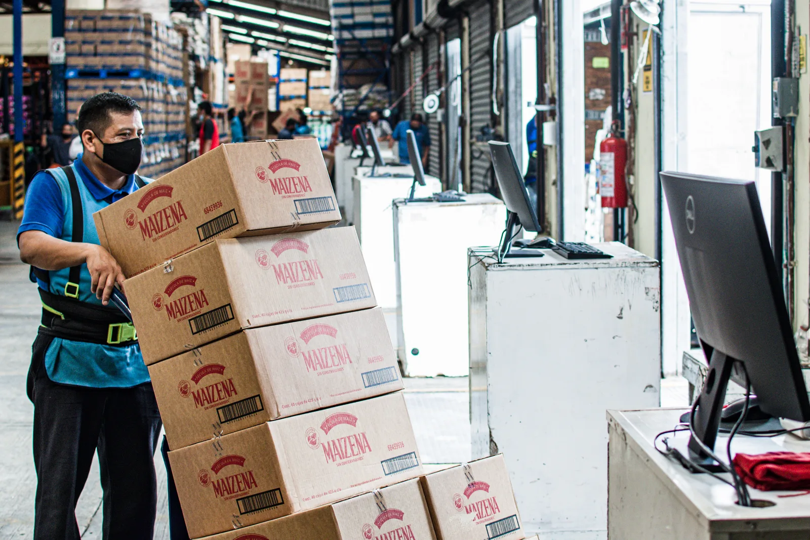 Preparación de pedido de mercancía en el punto de venta de mayoreo